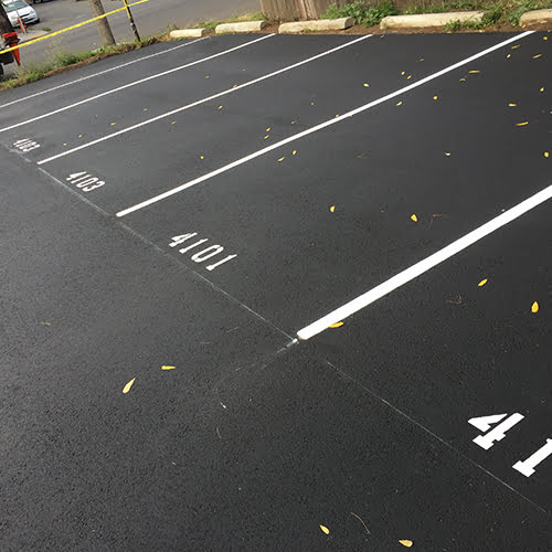 parking lot striping and stenciling