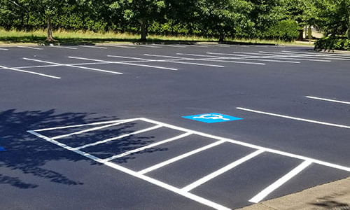parking lot striping and stenciling